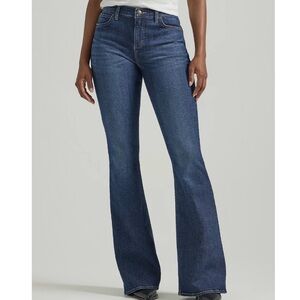 Lee Women's Dark Blue Flare Jeans